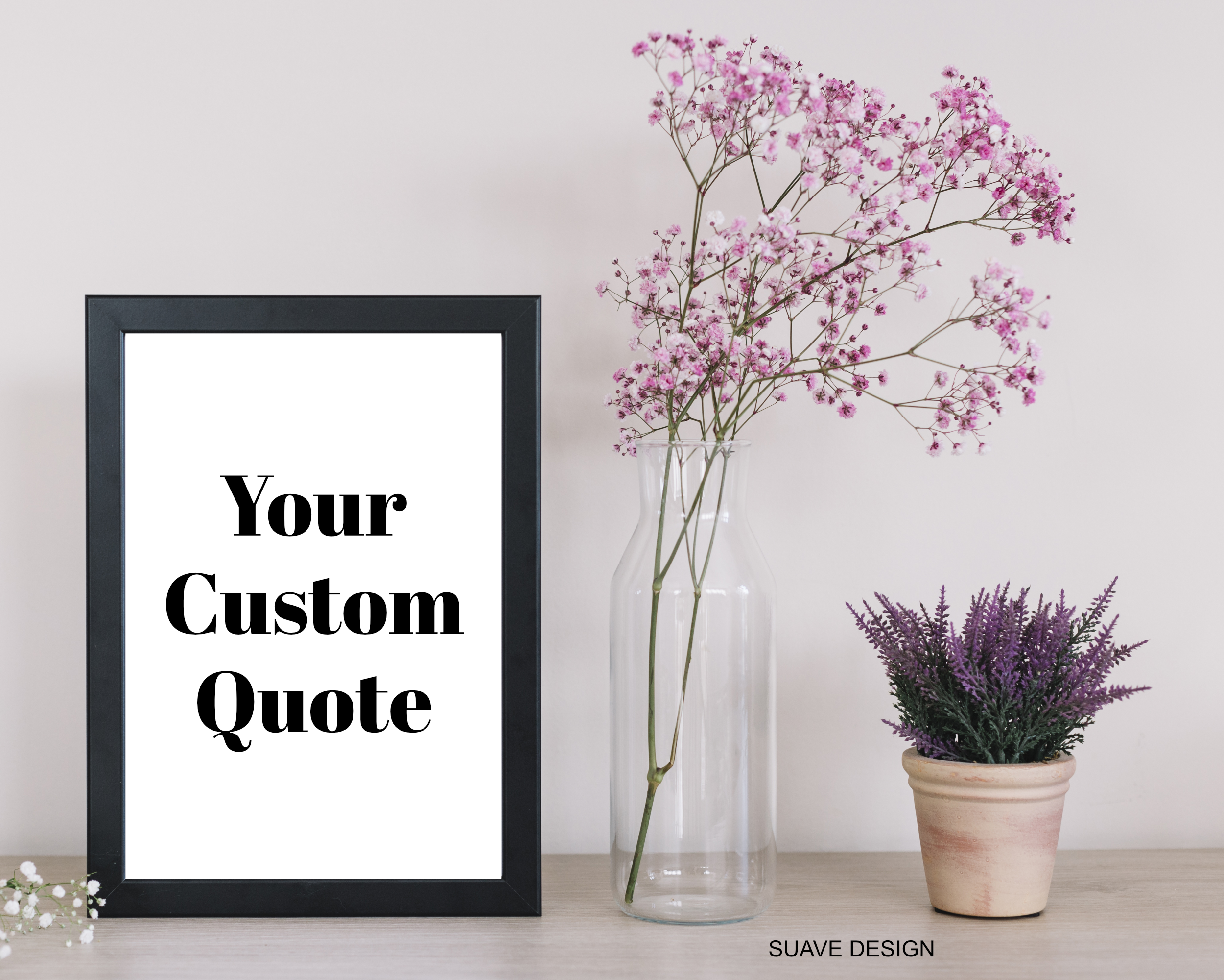 Your Own Custom Quote!
Struggling to find the right print for your home? This listing allows you to create your own 100% custom text print.
