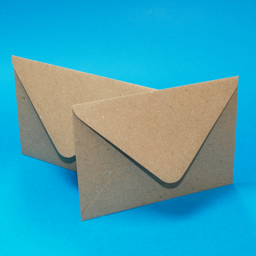 Craft UK – C6 Envelopes – Kraft 50pk